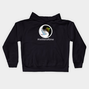 TwitterOfTime (White) Kids Hoodie